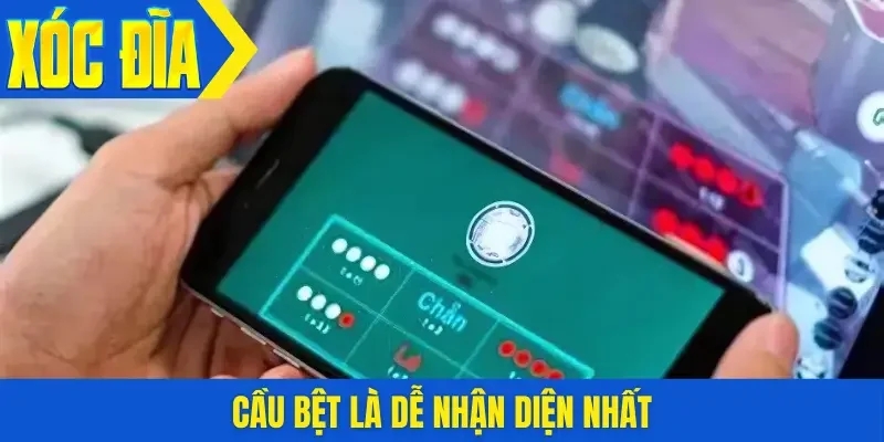 Cầu bệt là dễ nhận diện nhất