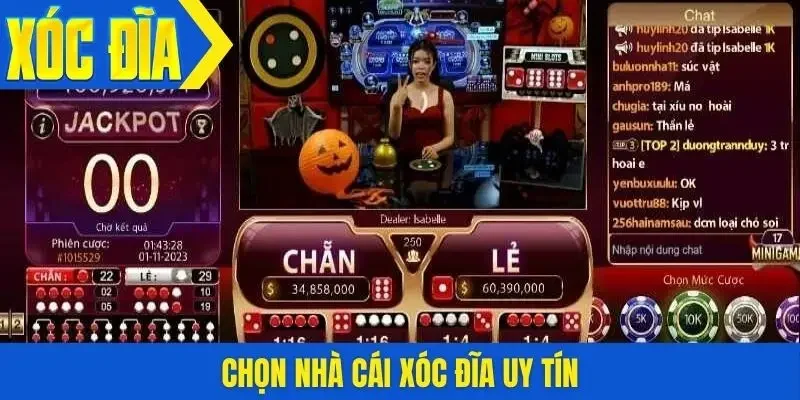 Chọn nhà cái xóc đĩa uy tín