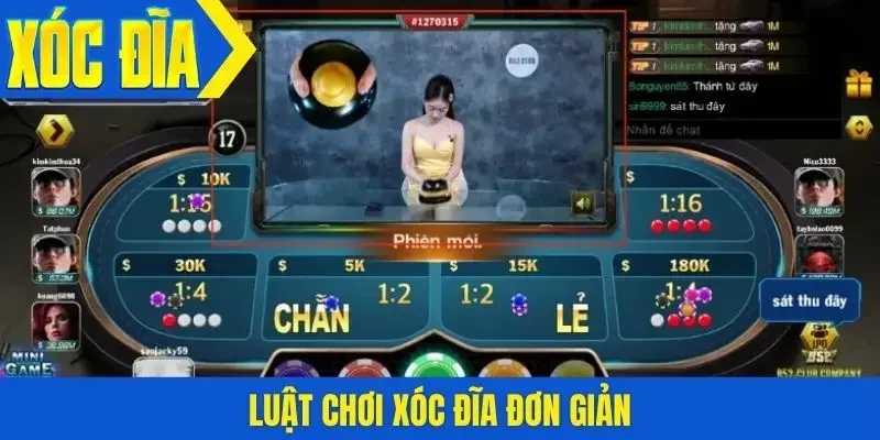 Luật chơi xóc đĩa đơn giản